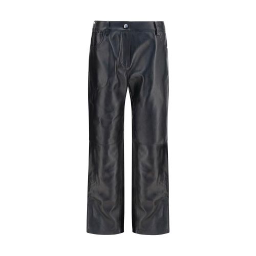 Leather Trousers — Black