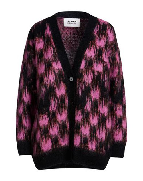 Woman Cardigan Pink Size S Acrylic, Nylon, Mohair wool, Wool