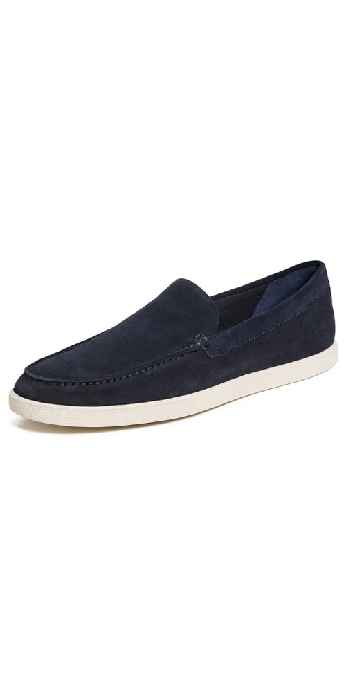 Vince Sonoma Suede Slip On Loafers coastal