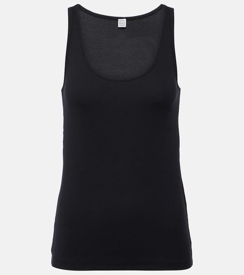 knee length dresses for ladies Curved Rib Tank Dress – La Garçonne main image 0