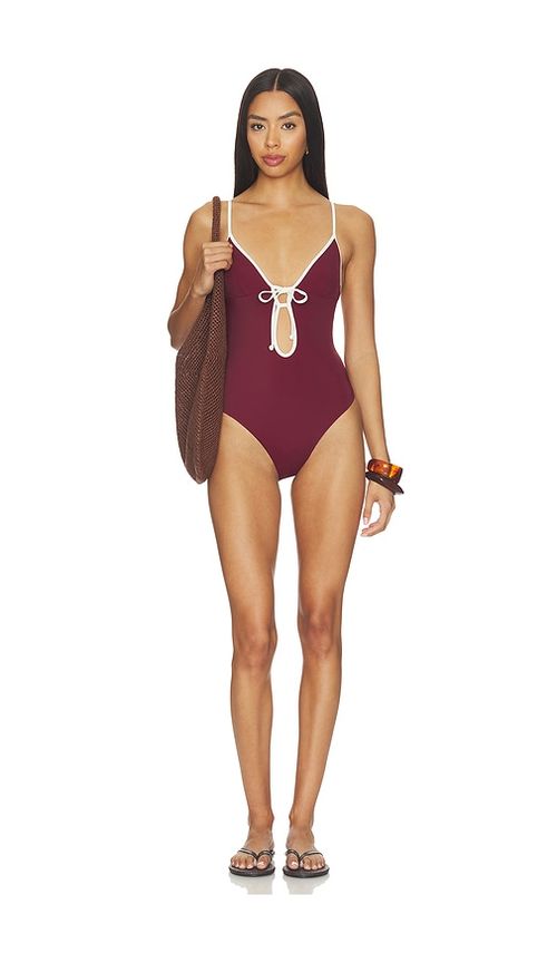Onia Soleil One Piece in Burgundy. - M also in L, S