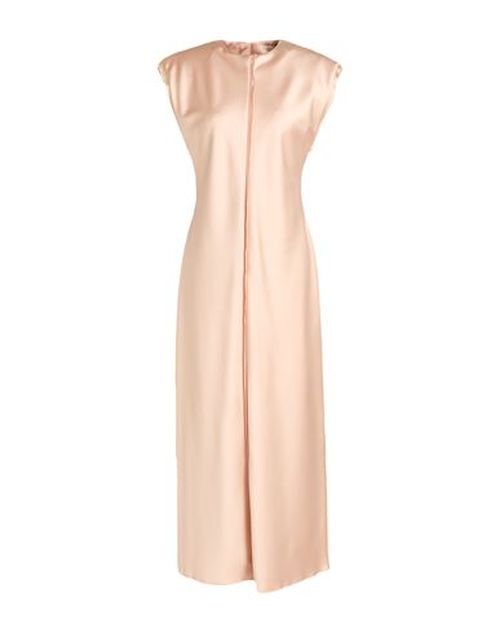 Woman Midi dress Apricot Size 6 Polyester, Elastane
