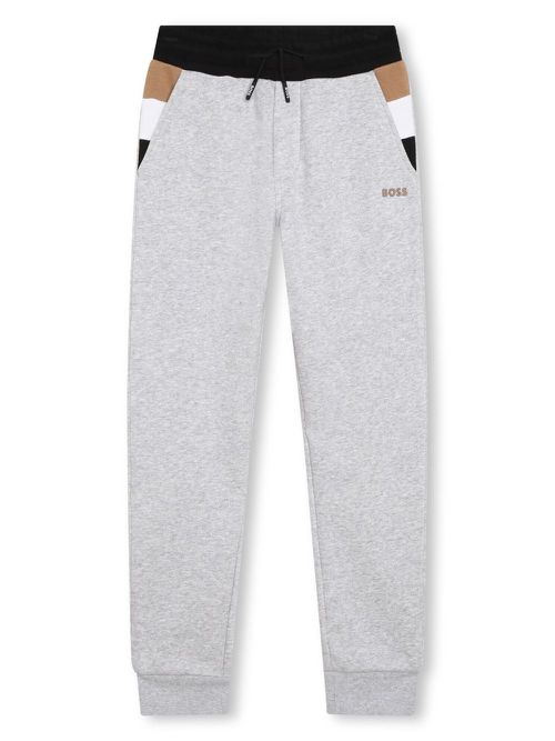 Logo-print drawstring track pants - Grey