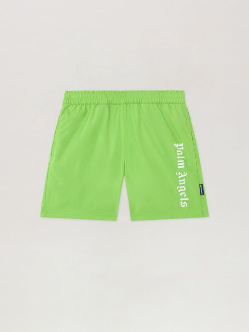 Overlogo Long Beachwear Short Kids  Verde/green
