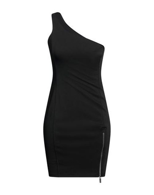 Woman Mini dress Black Size L Polyester, Elastane