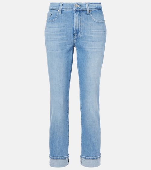 Mid-rise skinny jeans