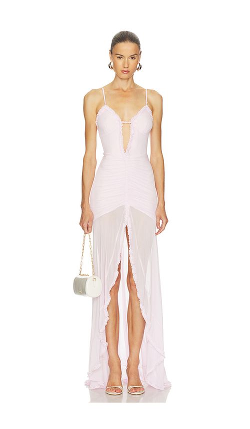Runaway The Label Kiata Maxi Dress in Blush. XL. Also in L, M