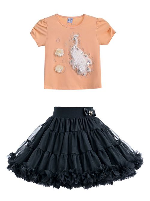 Laurel Peacock skirt set - Pink