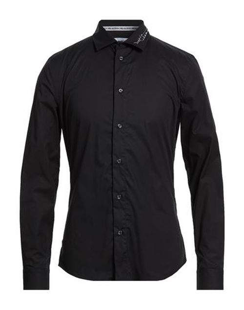 Man Shirt Black Size 15 ¾ Cotton, Elastane