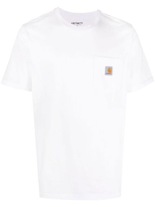 Logo-patch cotton T-shirt