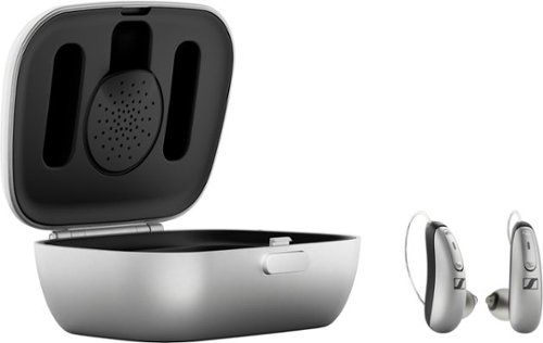 All-Day Clear - OTC Self-Fitting Hearing Aid for Mild to Moderate Hearing Loss – All-Day Wear & Bluetooth - Gray