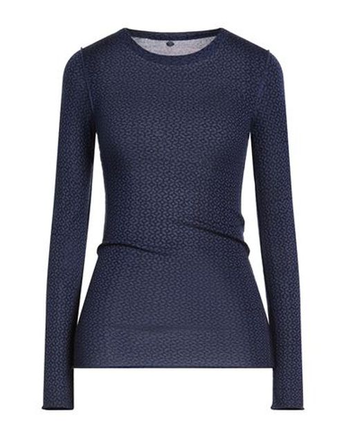 Woman Sweater Navy Size L Silk, Cashmere