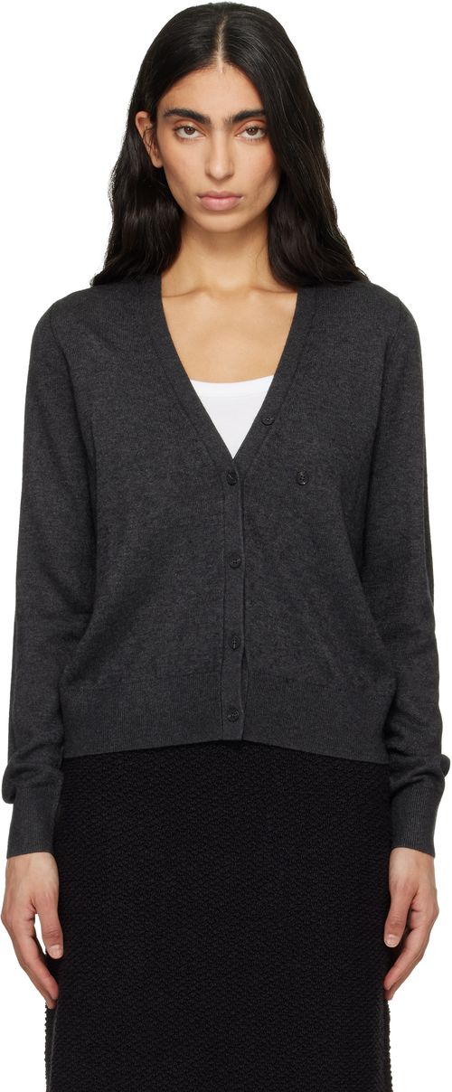 Gray Carline Essential Fluid Knit Cardigan