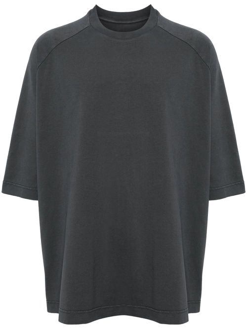 Raglan-sleeve cotton T-shirt - Grey