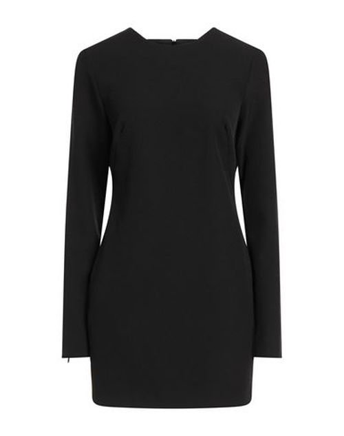 Woman Mini dress Black Size 6 Polyester, Elastane