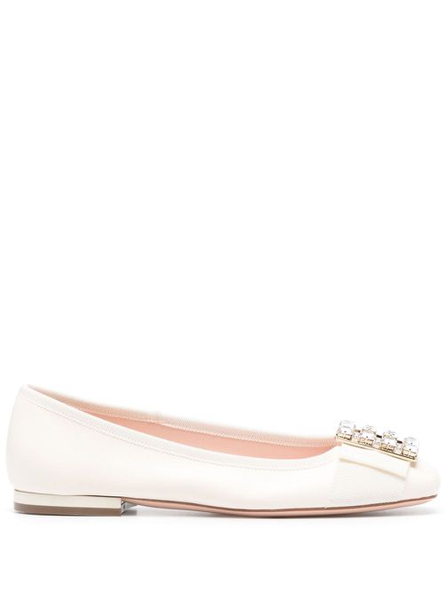 로저 비비에르 여성 - Très Vivier Leather Ballet Flats RVW44935720-91TC019