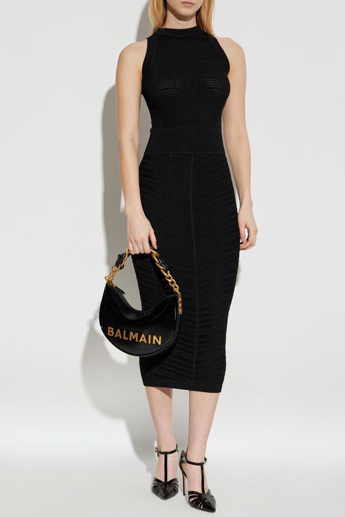 Balmain Fitted Dress, Women's, Black