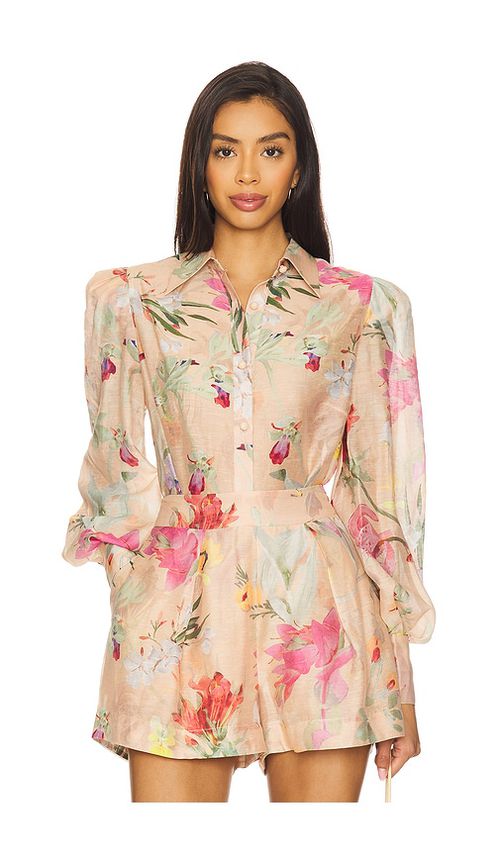 PatBO Lily Flower Shirt in Peach.  6. Also in 0, 10, 2