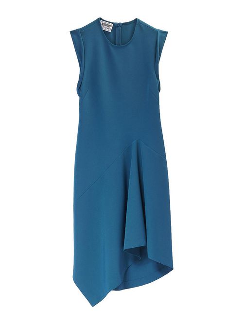 Asymmetrical shutted dress