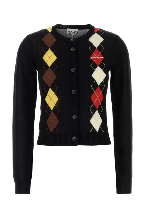 Cotton Cardigan — Black