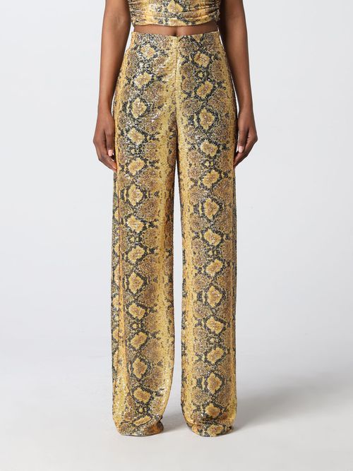 Trousers Women colour Yellow