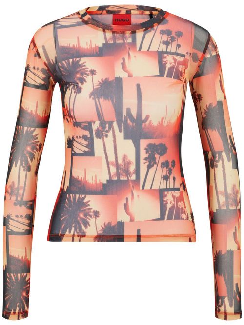 Diralina graphic-print top - Multicolour