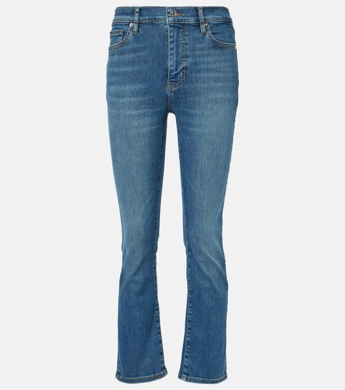 Le High Straight cropped straight jeans