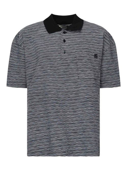 Striped Cotton Polo Shirt