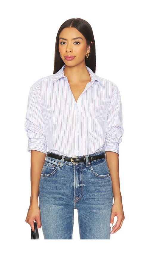 Brochu Walker Pia Shirt in Baby Blue.  S. Also in L