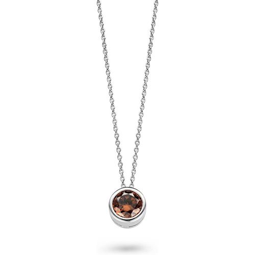 Orphelia WoMens 925 Sterling Silver Chain with Pendant - ZH-4685 - One Size
