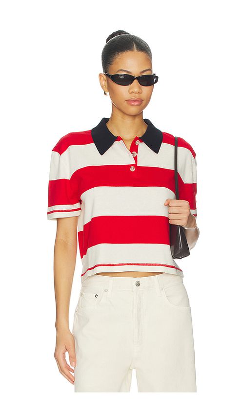 John & Jenn by Line Angelo Top in Preppy Crimson. XS also in