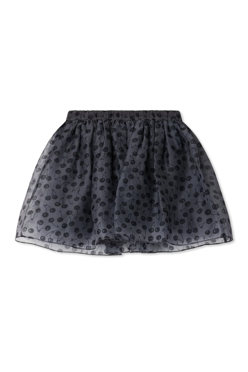 Patterned Skirt, Unisex, Black