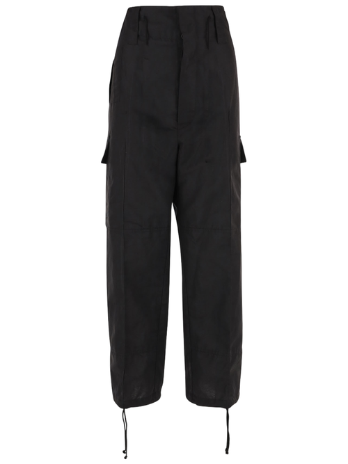 Oversized Linen-Blend Pants
