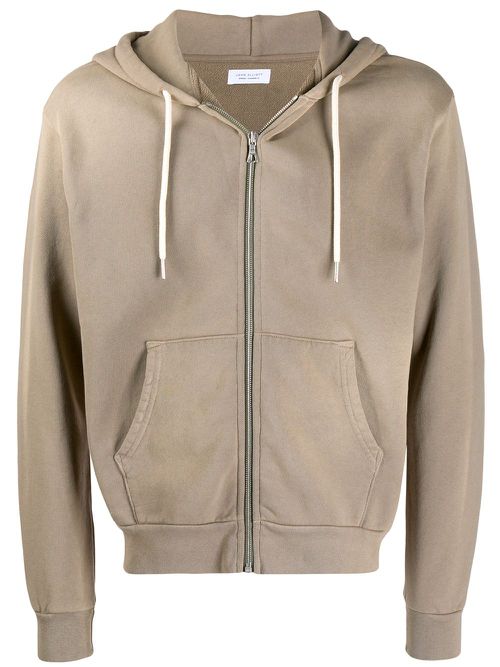Zipped hooded jacket - Green