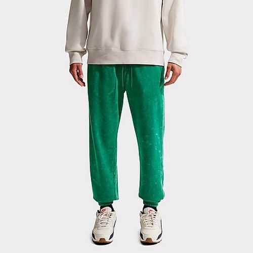 Men's Sportswear Club Washed Cuffed Fleece Pants in Malachite