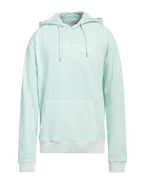 Woolrich Man Sweatshirt Light green Size XXXL Cotton