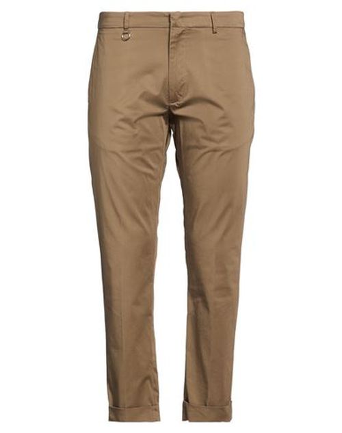 Man Pants Khaki Size 38 Cotton, Elastane
