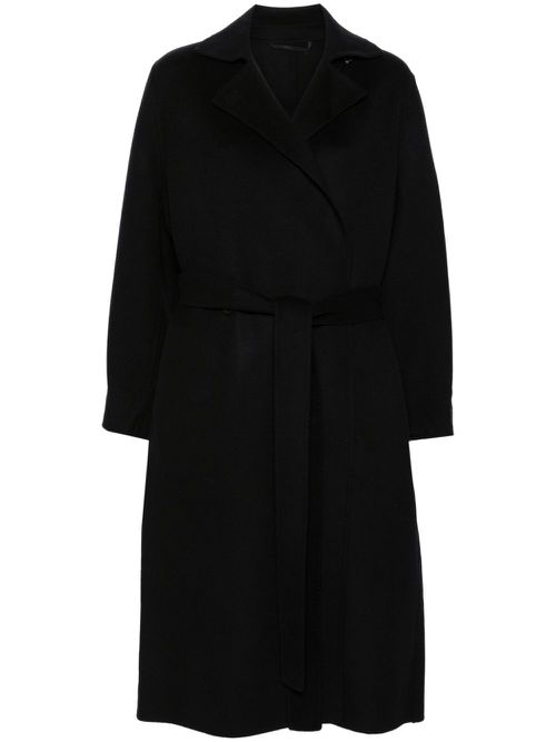 Double-breasted coat - Black