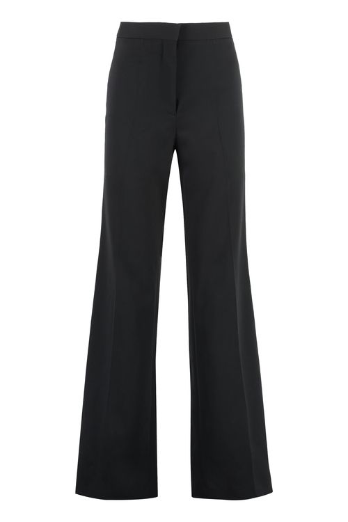 High Waist Flared Trousers