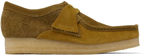 Clarks Originals Khaki & Tan Wallabee Derbys