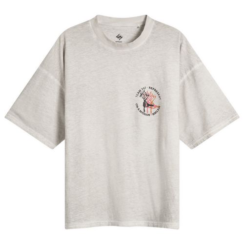 Men's Torch Crop T-Shirt Bleach Wash