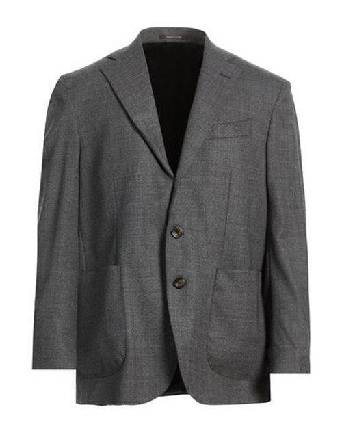 Man Blazer Grey Size 44 Super 110s Wool, Elastane