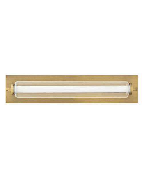 Lacquered Brass LED Vanity from the Lucien Collection