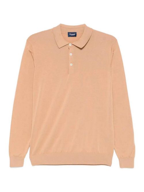 Long sleeve logo polo