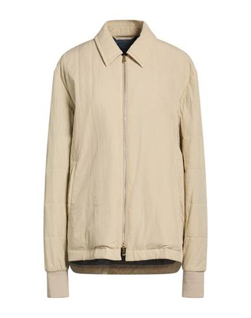 Woman Jacket Beige Size L Polyester, Polyamide, Elastane