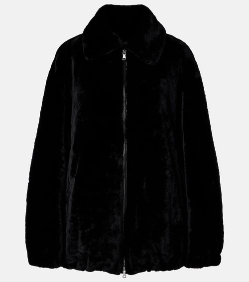 Plush shearling jacket