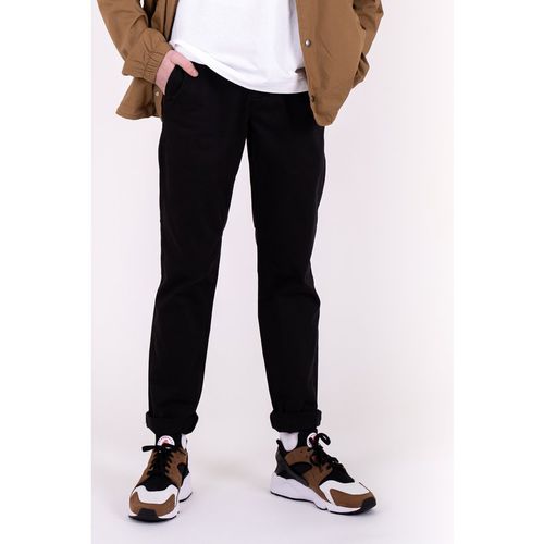 Monkee Genes Mens Black Organic Cotton Blend Slim Fit Classic Chinos - Size 30W/32L