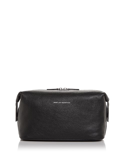 Kenyatta Leather Toiletry Bag