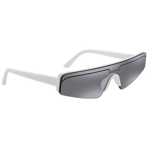 Balenciaga | Silver Shield Unisex Sunglasses BB0003S 002 99  display picture 1