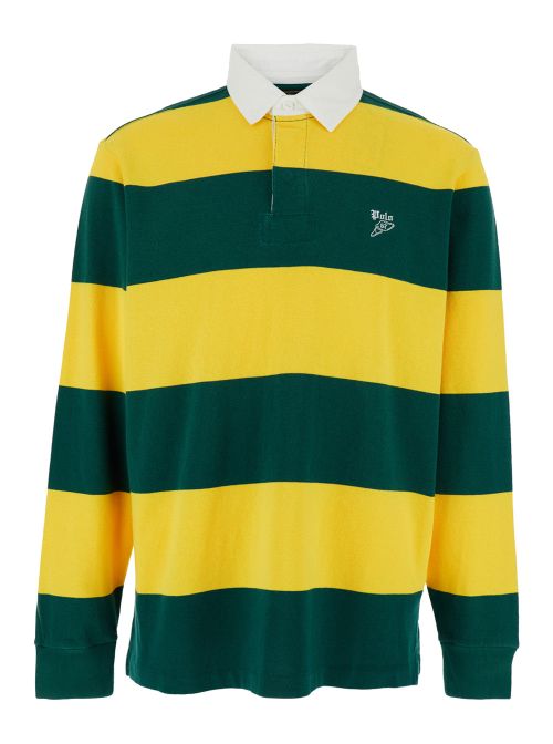 Striped Polo Shirt — Multicolor